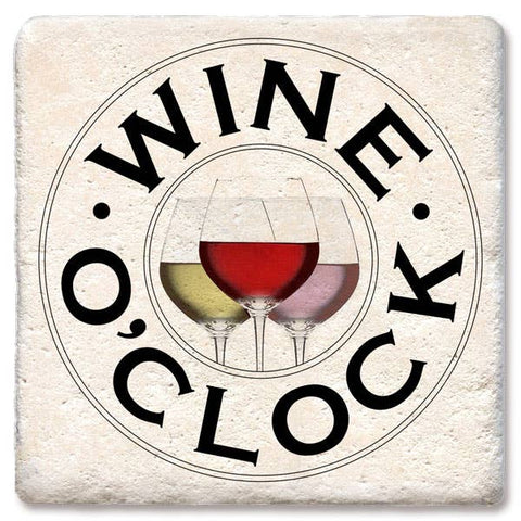 Image of It's Wine O'clock Coaster
