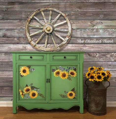 Image of Sunflower Fields Decor Transfer