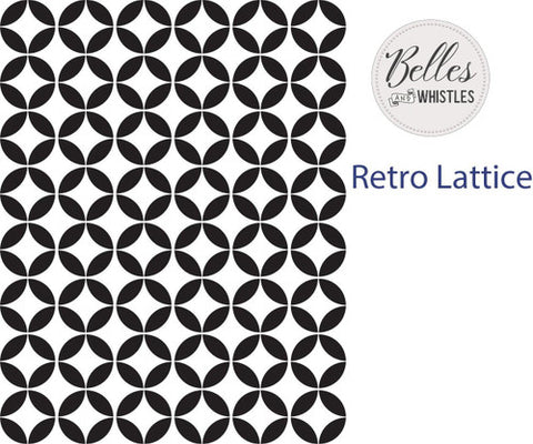 Image of Retro Lattice Stencil