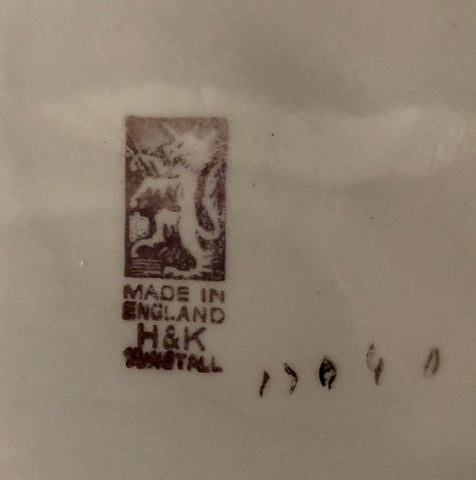 Image of Vintage H&K Tunstall Plate & Cake Server