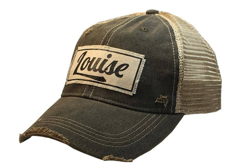 Image of Louise Distressed Trucker Cap