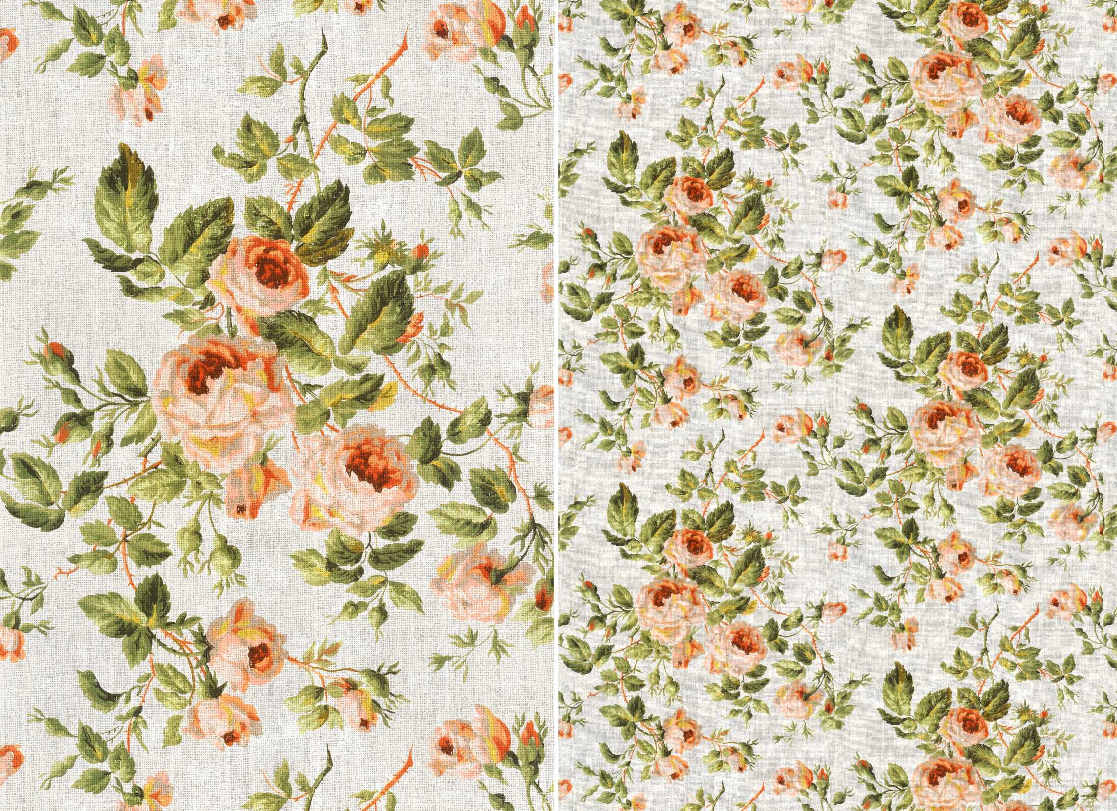 Burlap Roses Decoupage Paper