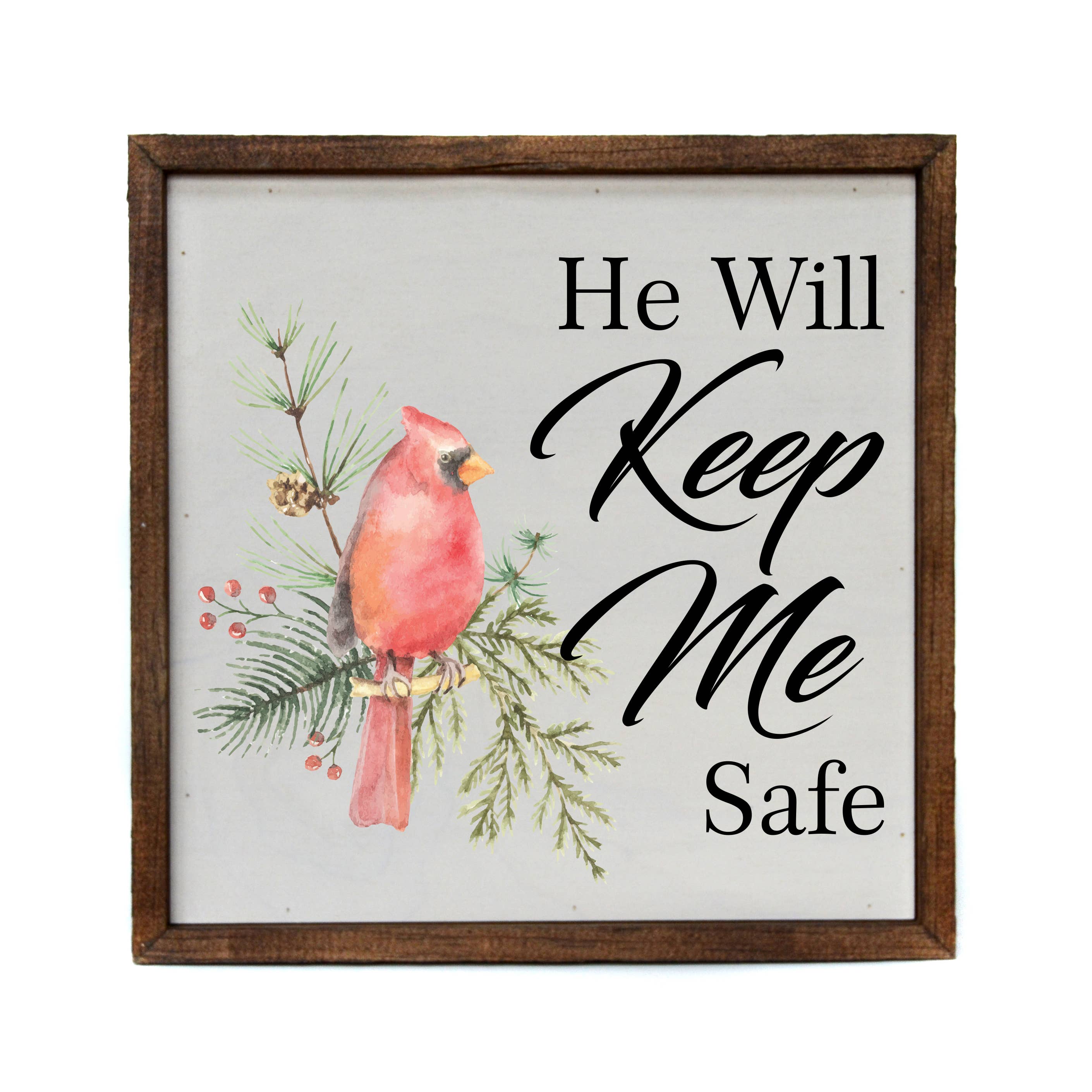 He Will Keep Me Safe Remembrance Wall Art