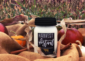 Harvest Festival 13 oz. Mason Jar Candle