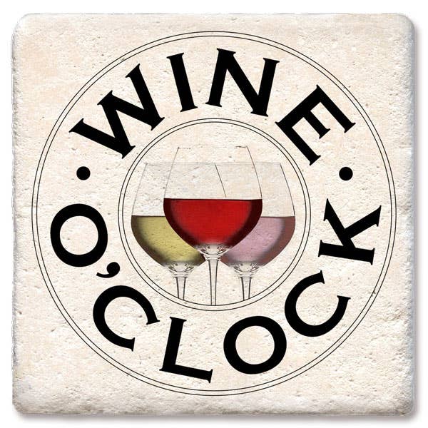 It's Wine O'clock Coaster