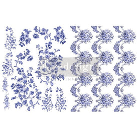 Azure Florals II H2O Transfers