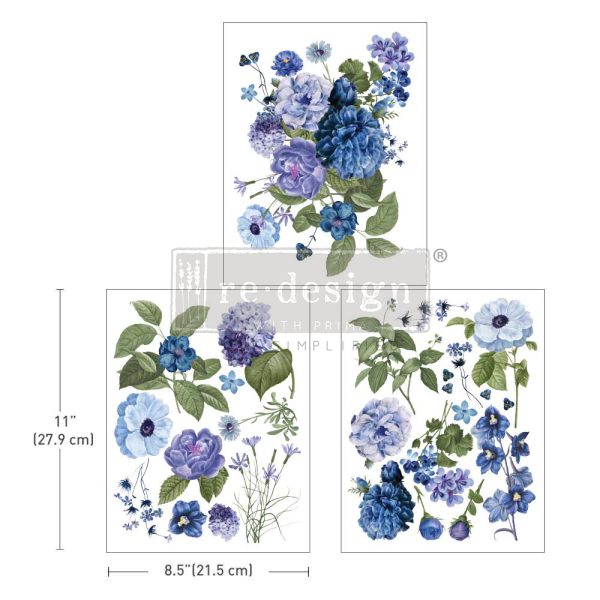 Blue Gardens Middy Transfer