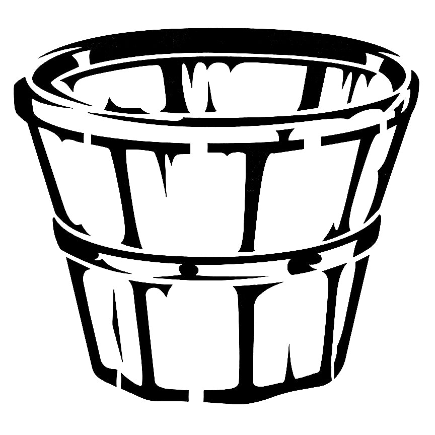 Bushel Basket Roycycled Stencil