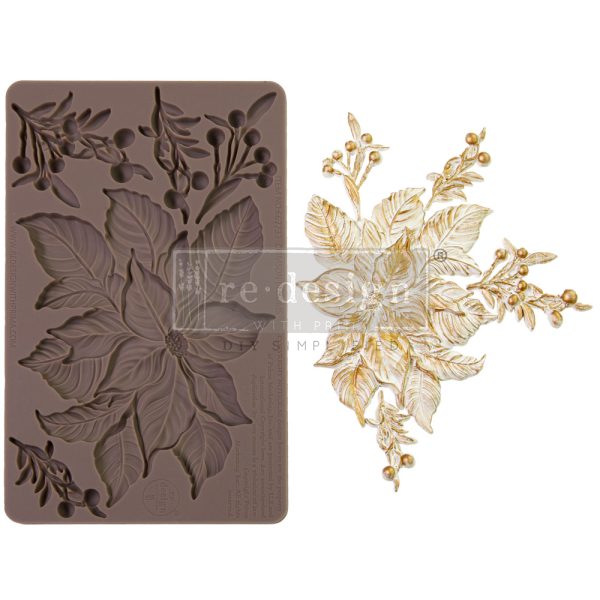Crimson Blooms Decor Mould