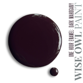 Dark Mahogany One Hour Enamel