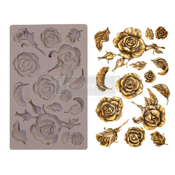 Fragrant Roses Decor Mould