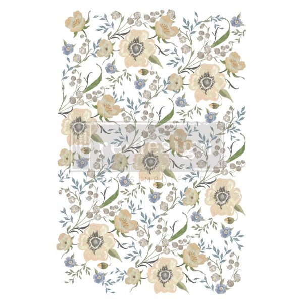 Goldenrod Florals Decor Transfer