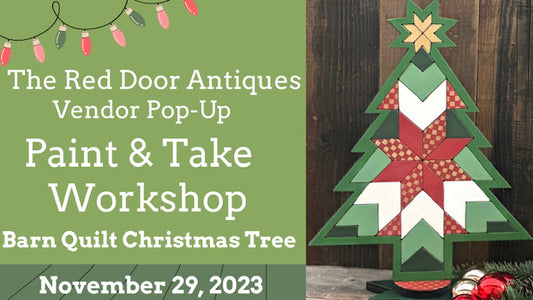 Paint & Take Barn Quilt Christmas Tree - 11/29/23