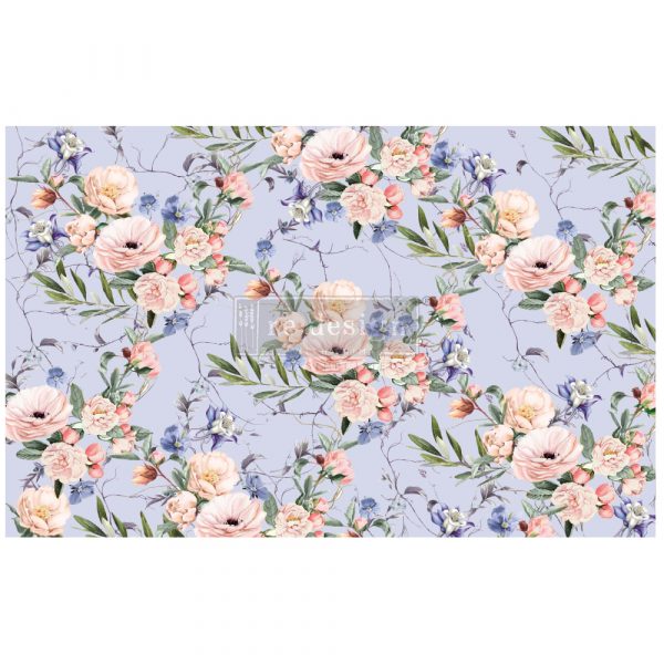 Lavender Fleur Decoupage Tissue Paper