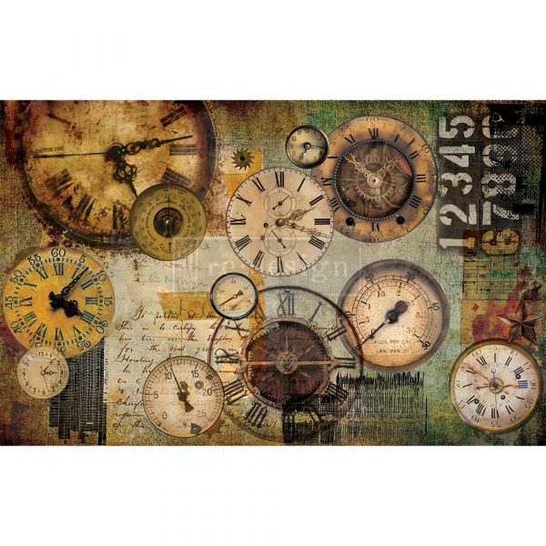 Lost in Time Decoupage Tissue Paper