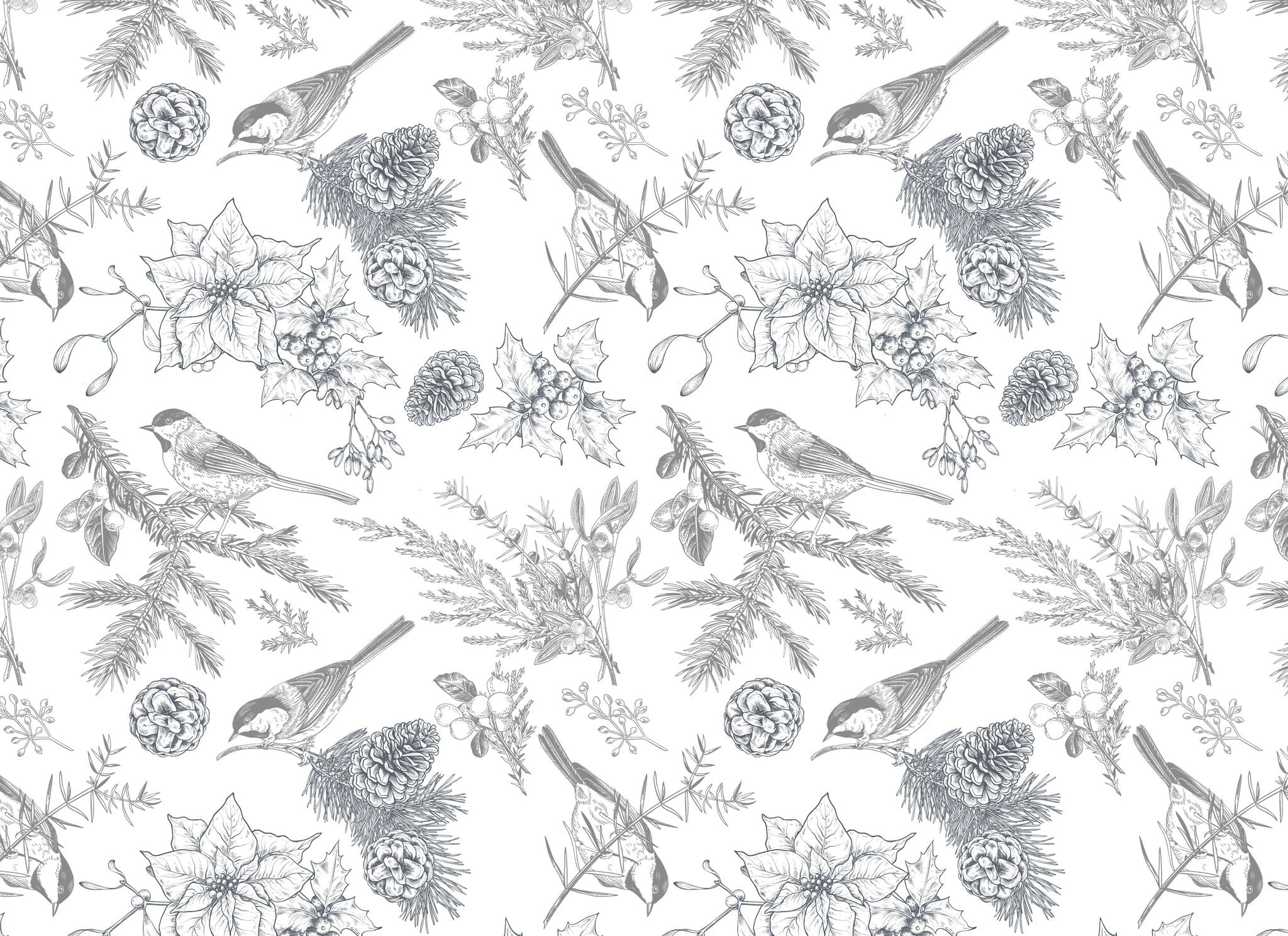 Paintable Christmas Decoupage Paper