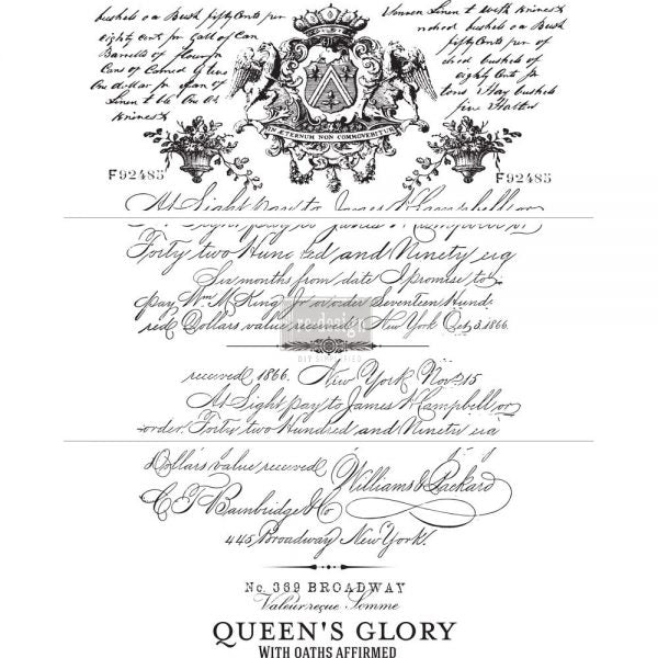 Parisian Letter Decor Transfer