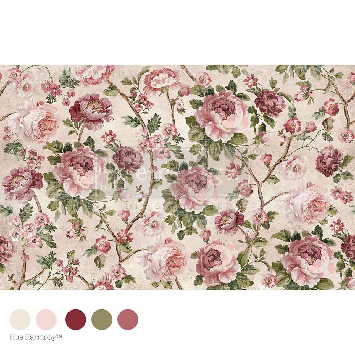 Timeless Blooms Decoupage Tissue Paper