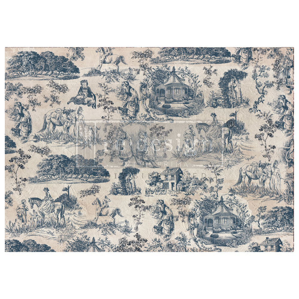 Toile de Jouy by Kacha A1 Decoupage Paper