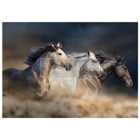 Wild Hearts A1 Decoupage Fiber Paper