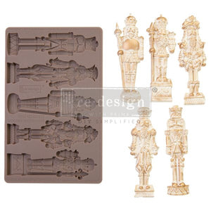 Wooden Nutcracker Decor Mould