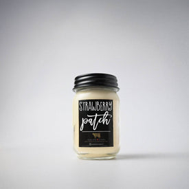 Strawberry Patch 13 oz. Mason Jar Candle