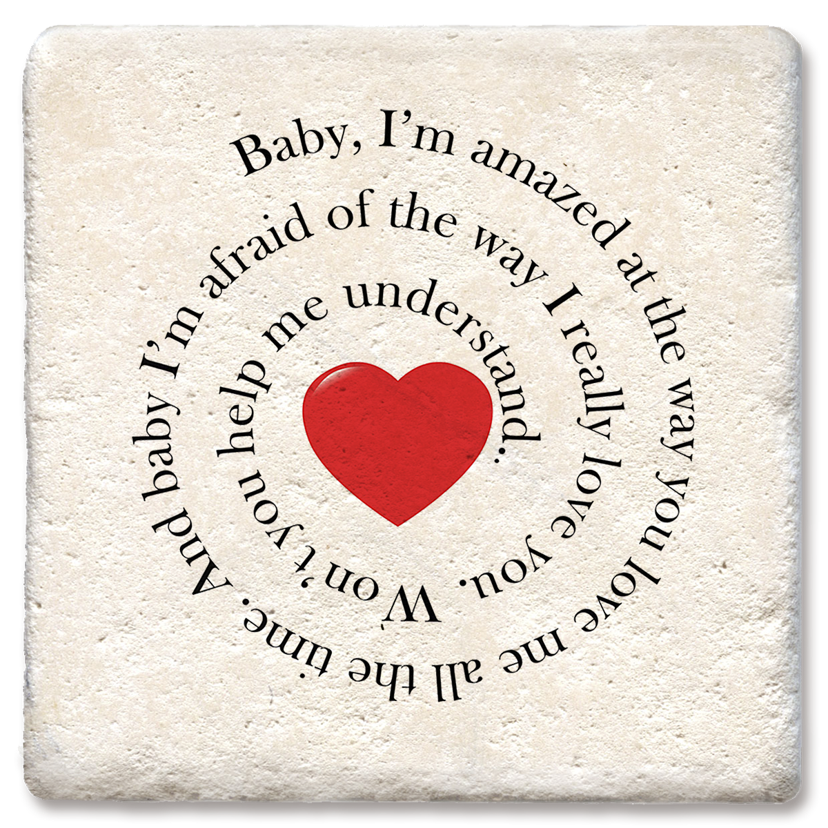 Baby I'm Amazed Coaster