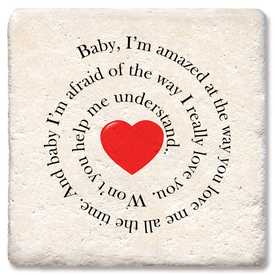 Baby I'm Amazed Coaster