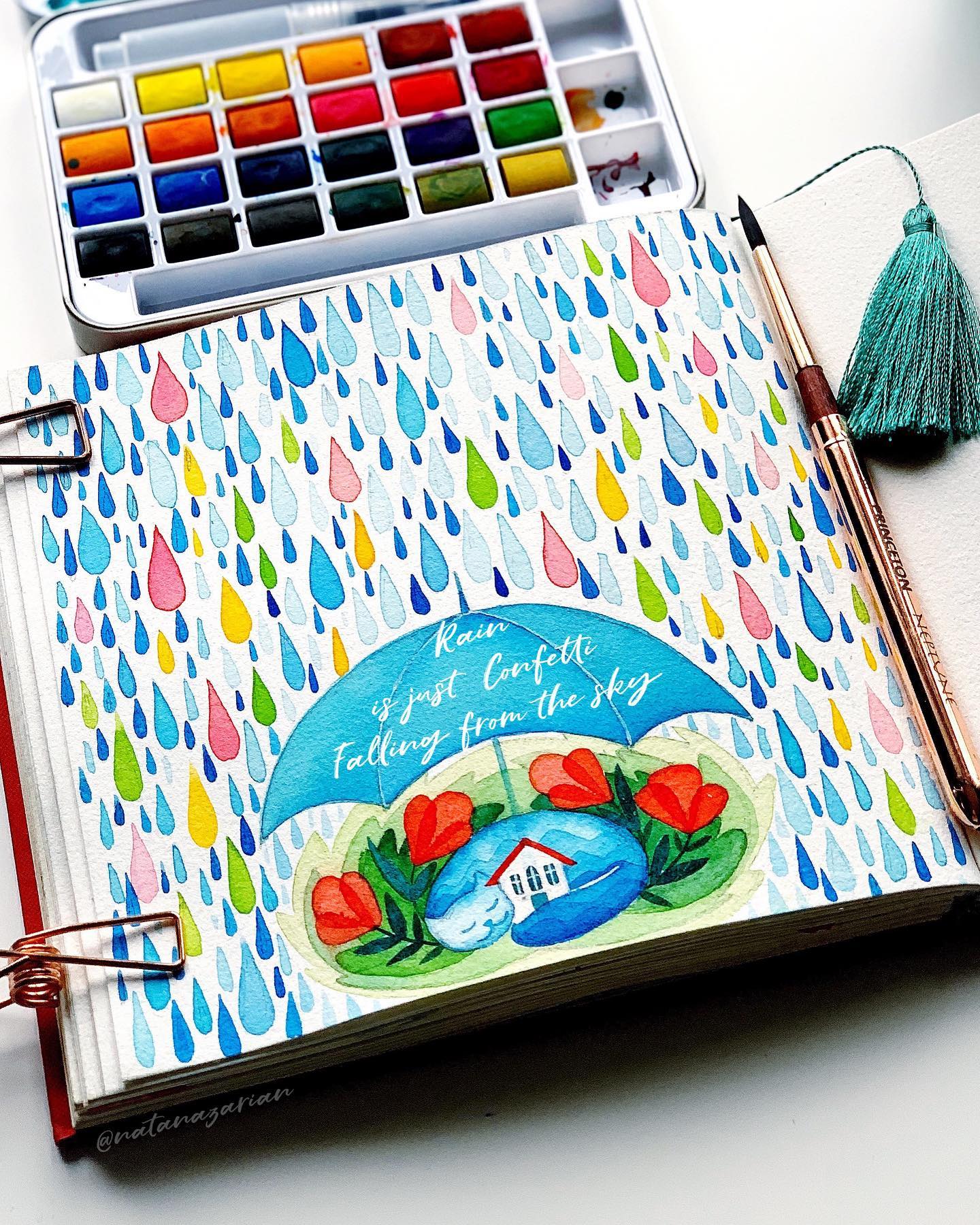 Watercolor Confetti Paint Set
