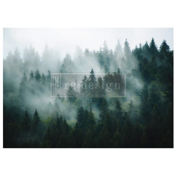 Pine Hues A1 Decoupage Fiber Paper