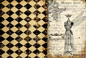 Harlequin Project Blocks Roycycled Decoupage Paper