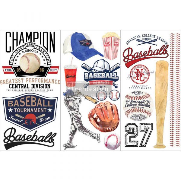 Baseball Decor Transfer