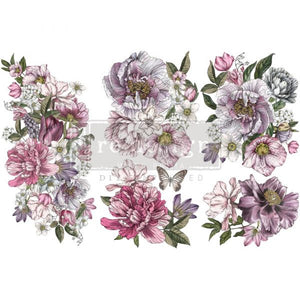 Dreamy Florals Decor Transfer