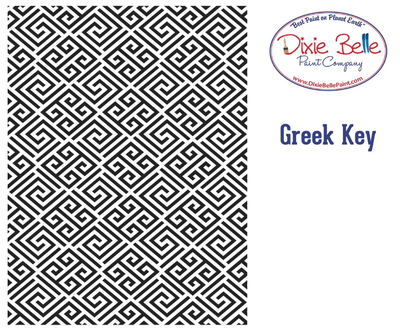 Greek Key - Stencil
