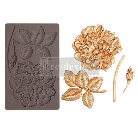 Image of Peony Suede Decor Mould