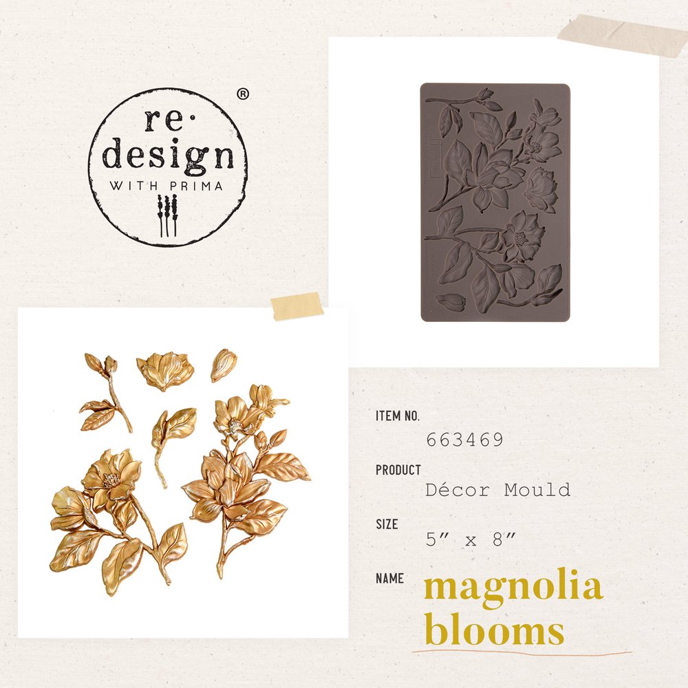 Magnolia Blooms Decor Mould