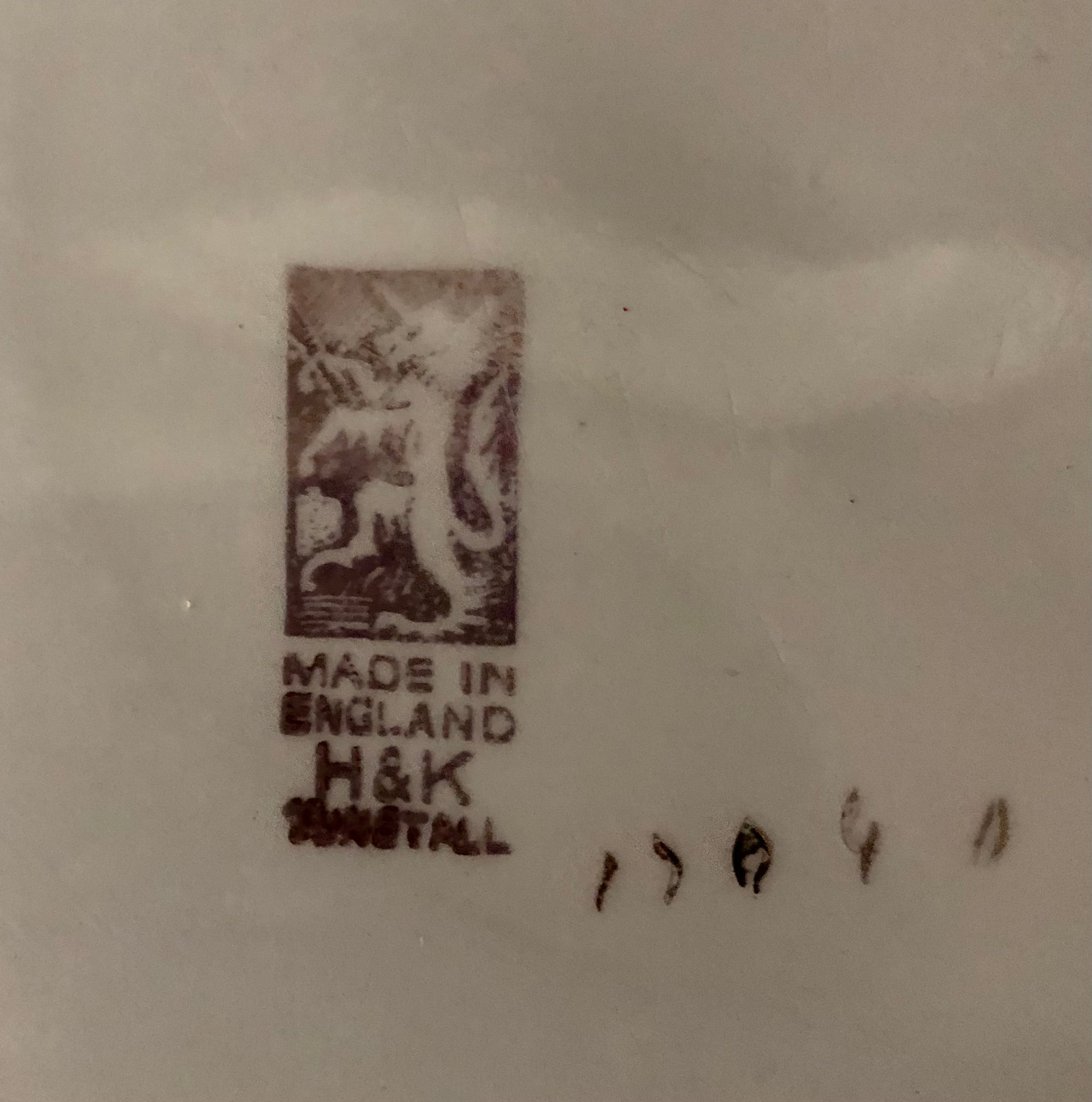 Vintage H&K Tunstall Plate & Cake Server