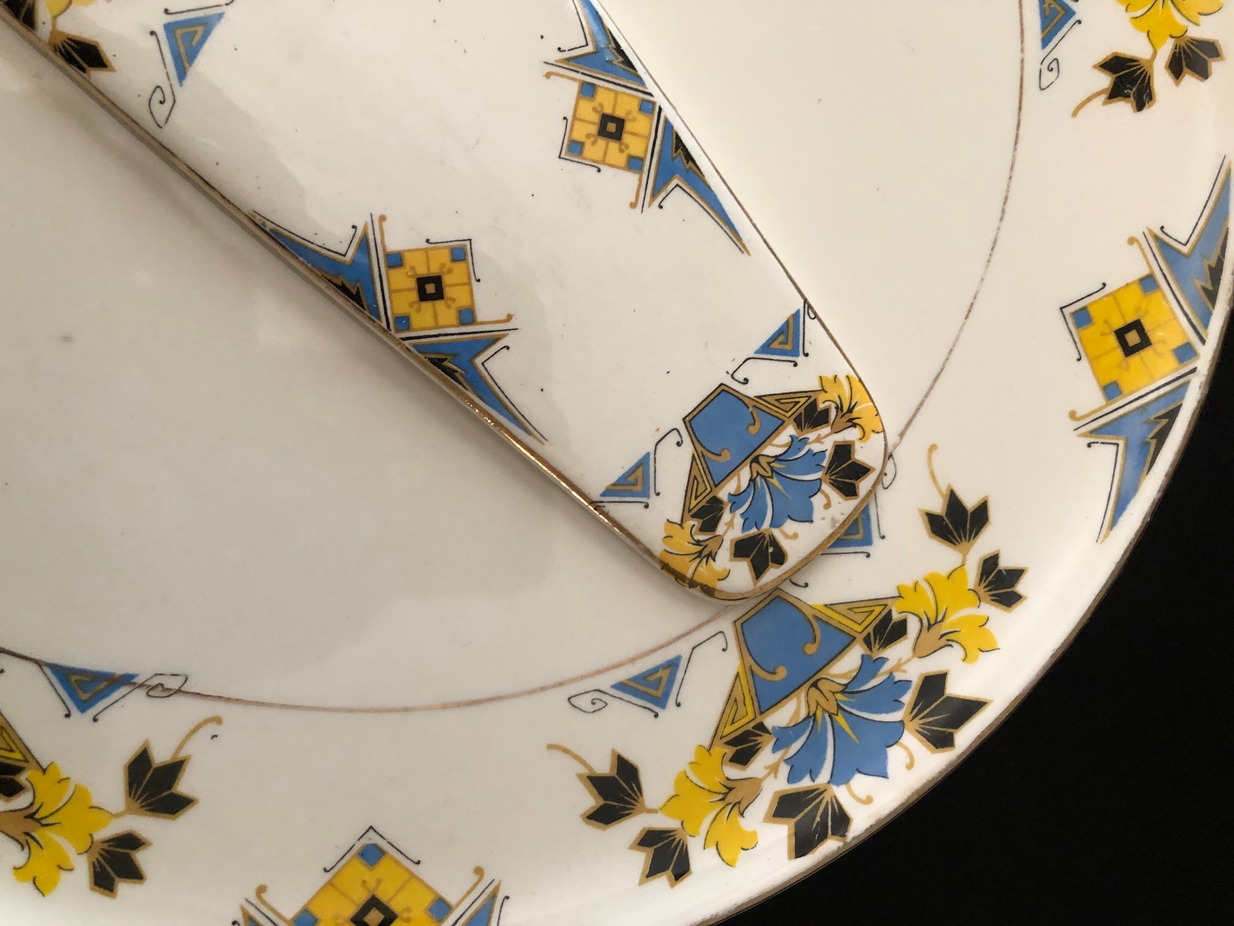 Vintage H&K Tunstall Plate & Cake Server