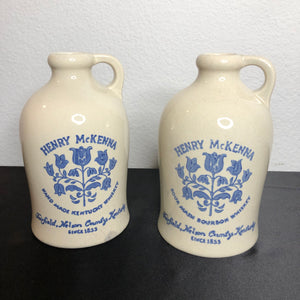 Henry McKenna Stoneware Kentucky Whiskey Jug 4/5 Quart (Empty)