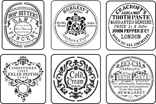 Mini Jar Label Pack - JRV Stencils