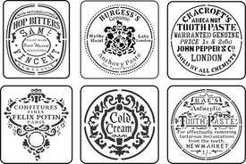 Mini Jar Label Pack - JRV Stencils