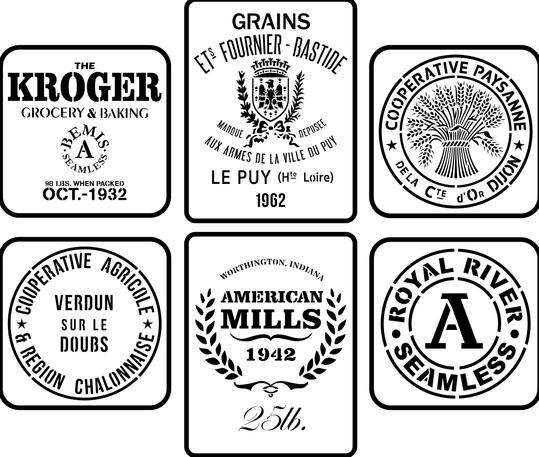 Grain Sack Minis - JRV Stencils