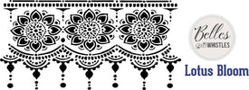 Lotus Bloom Stencil