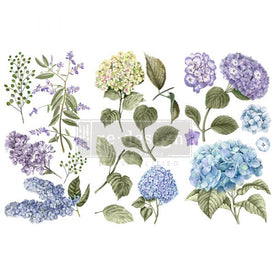 Mystic Hydrangea Decor Transfer