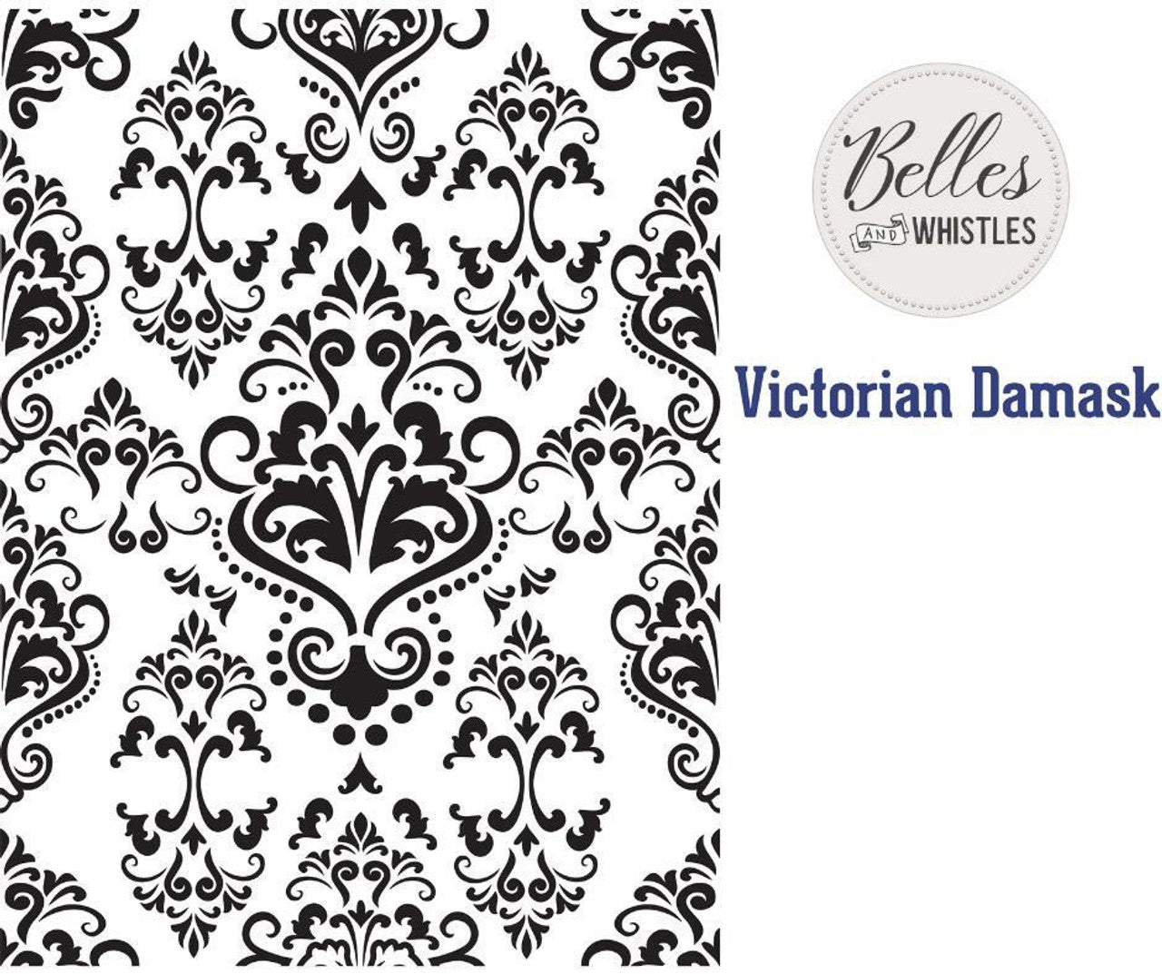 Victorian Damask Stencil